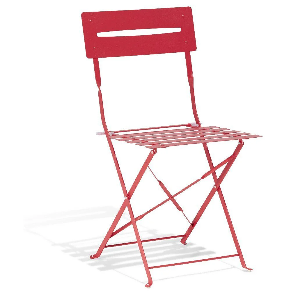 Chaise de jardin pliante BOSTON rouge