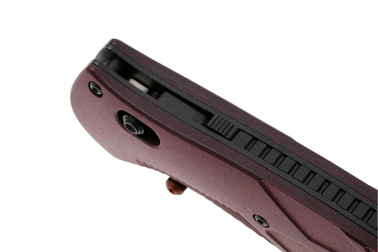 Benchmade Barrage 581BK-04 Black Cobalt Cerakote CPM S30V, Redstone Richlite, zakmes