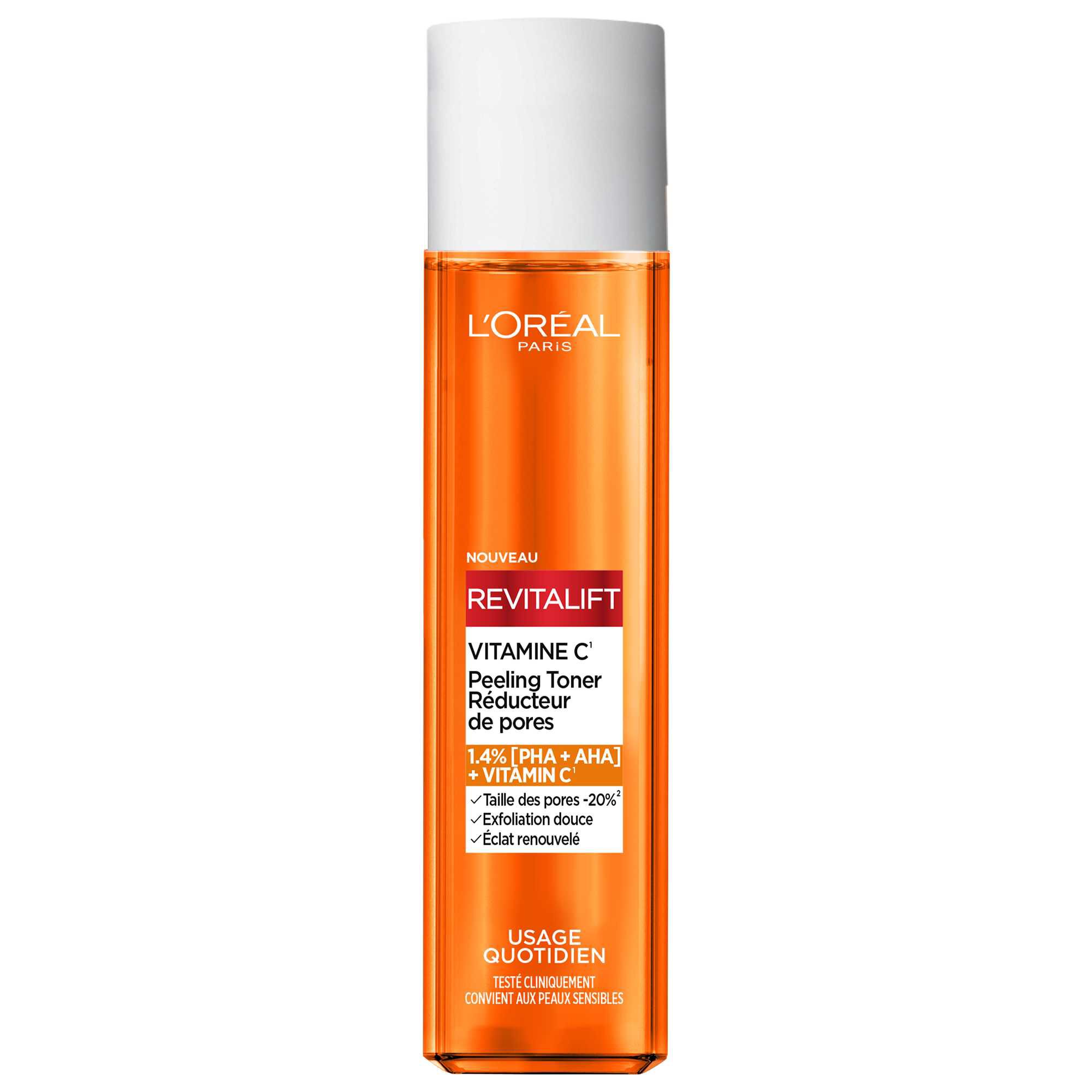 Peeling Toner Réducteur de pores Vitamine C