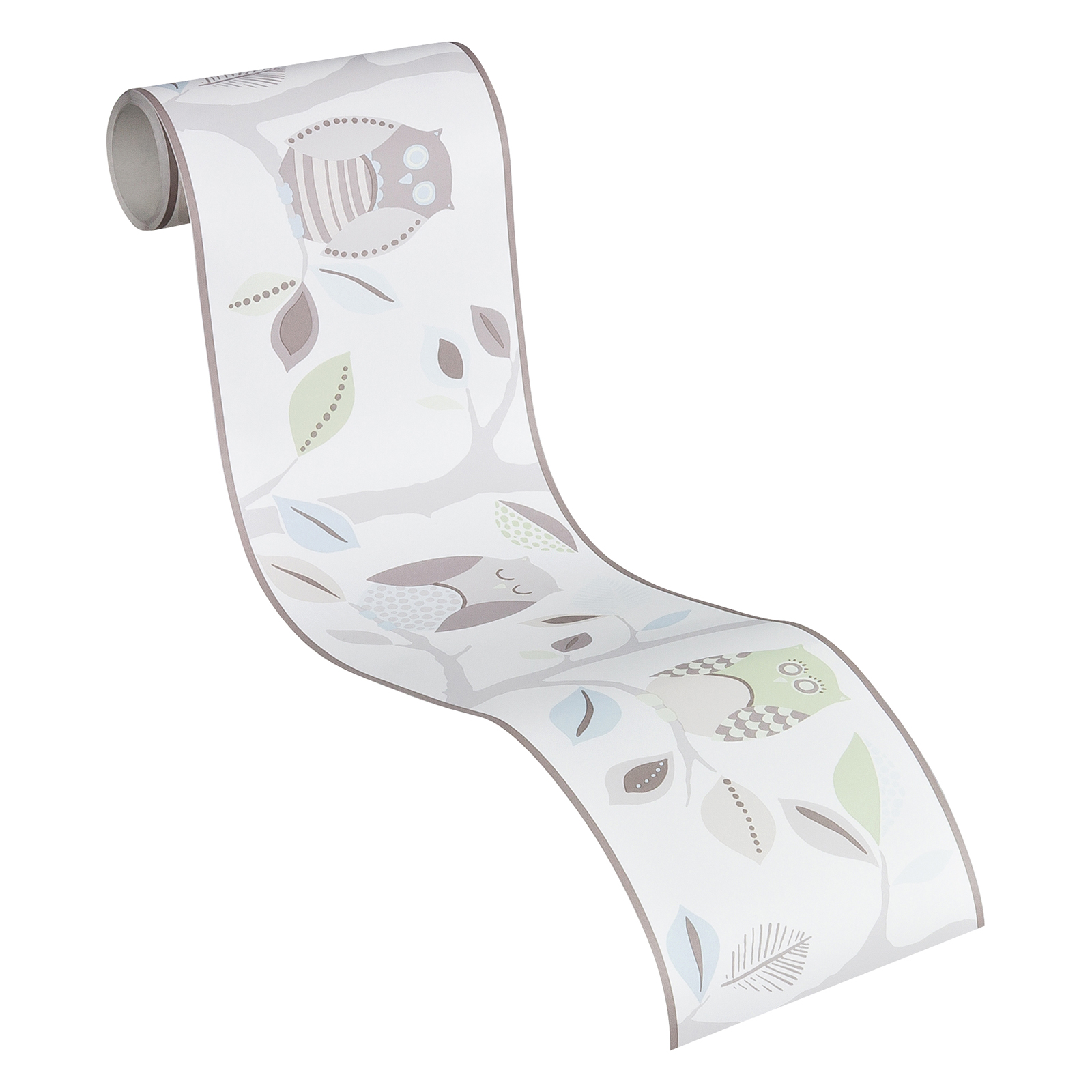Vinyl-Borte KIDS PARTY - natur - Eulen - 13 cm