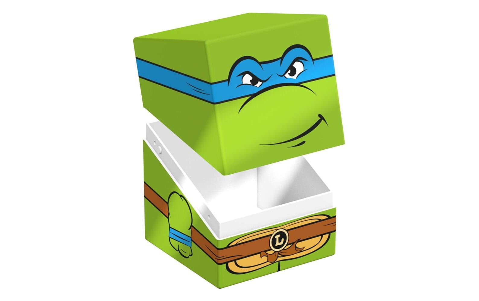 Kartenbox Squaroe TMNT 006 LeonardoZur Aufbewahrung von Sammelkarten in Standardgrösse