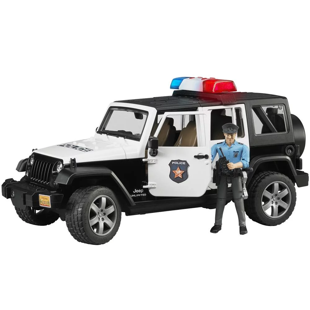 JEEP WRANGLER UNLIMITED RUBICON POLICE AVEC POLICIER