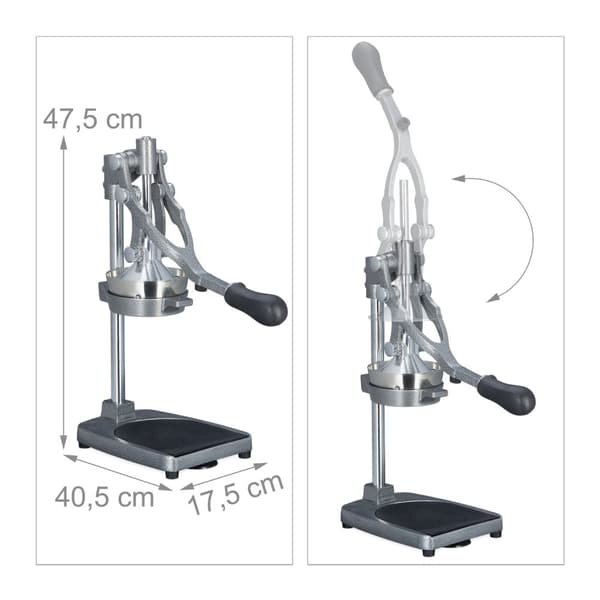 Juicer manuell rustfritt stål