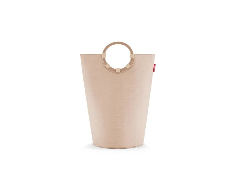 Reisenthel loophome M, Ferskenfarvet, Aluminium, Polyester, Kurv, Twist coffee, Monokromatisk, Indendørs