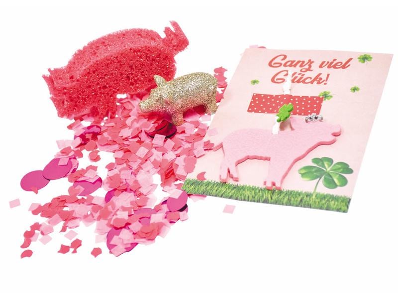 Wunderle Mitbringsel Wundertüte Glücksschwein Geschenktüte mit Glück