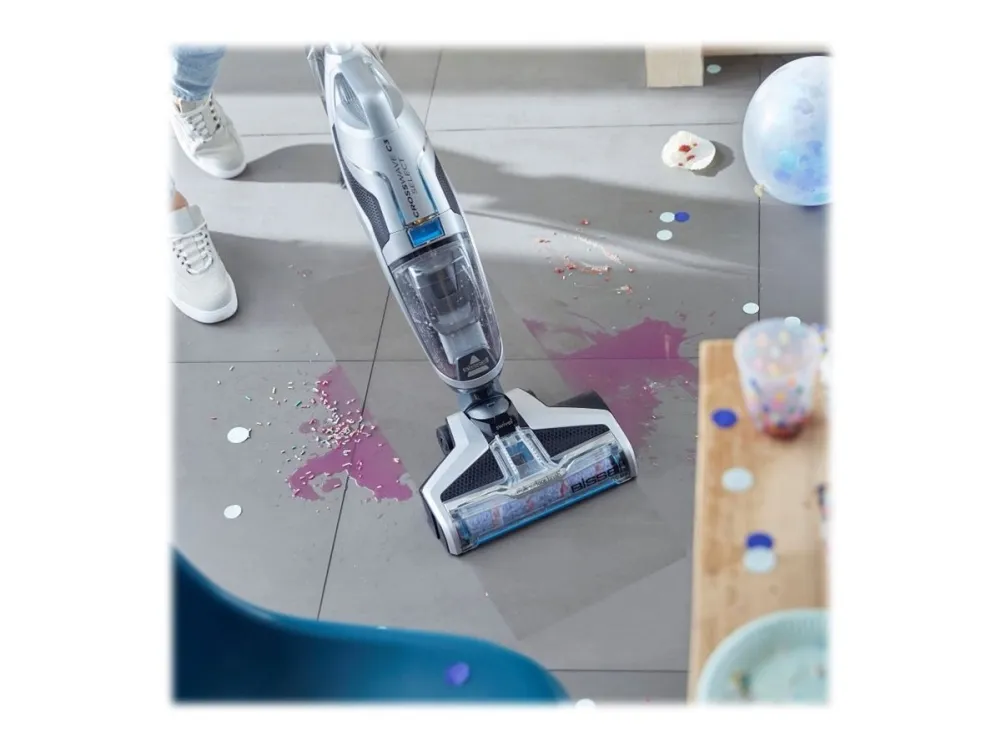 BISSELL CrossWave C3 Select 3551N - Støvsuger - stav - uden pose - sort/blå/titanium