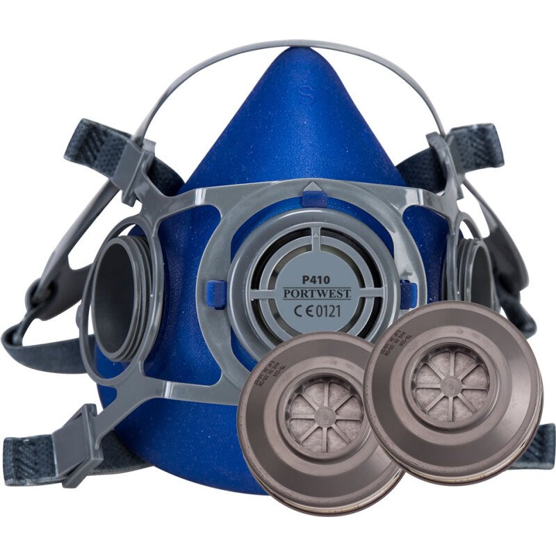 Portwest P418 Kit demi-masque Auck Bleu - Taille M