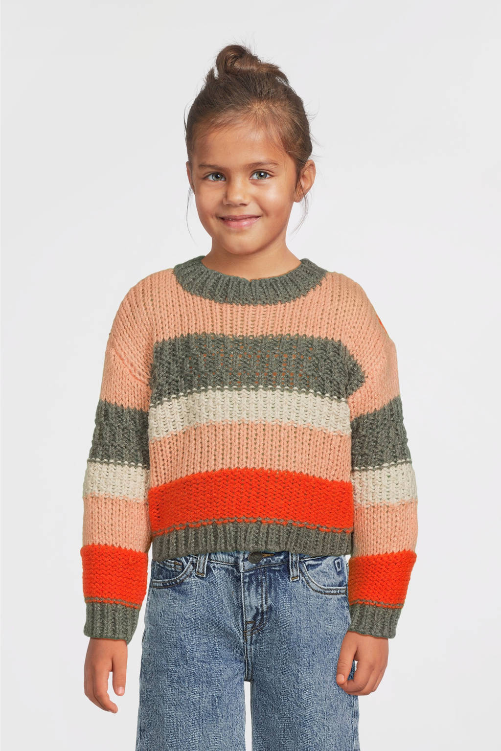 NAME IT gebreide trui groen