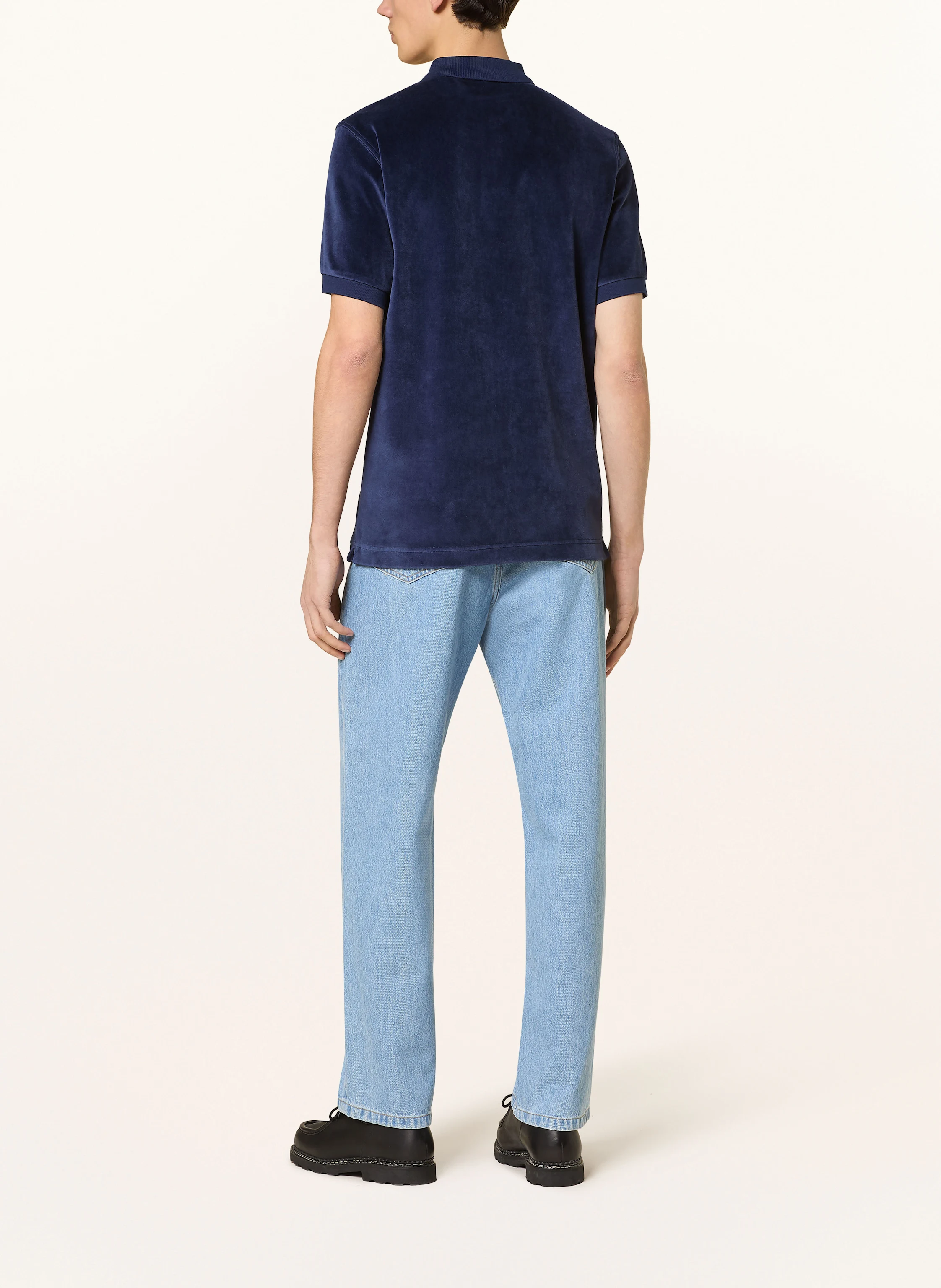 FRED PERRY Samt-Poloshirt