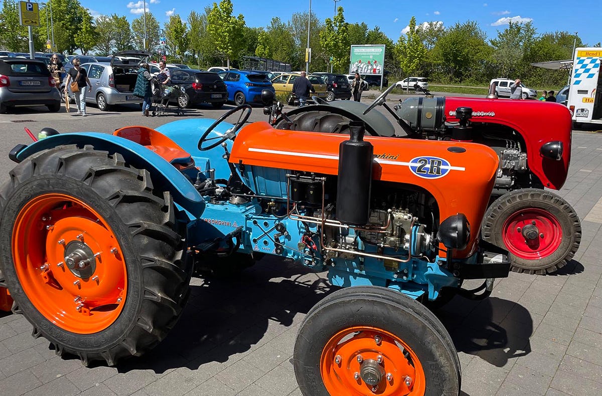 Lamborghini Traktor fahren Sindelfingen