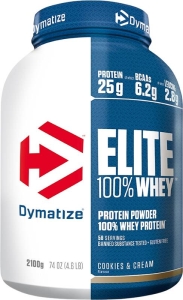 DYMATIZE Elite 100% Whey Cookies & Cream, 2170 g