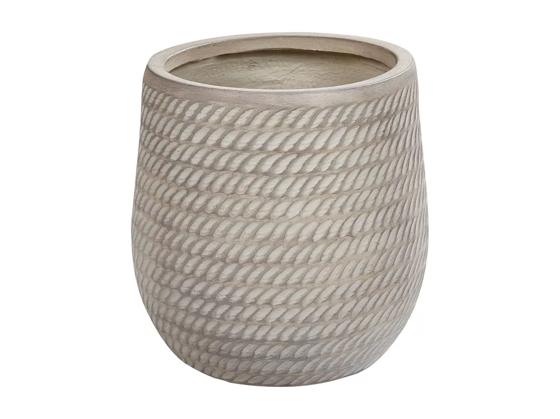 Cache-pot LIVADIA Pierre 27 cm Taupe