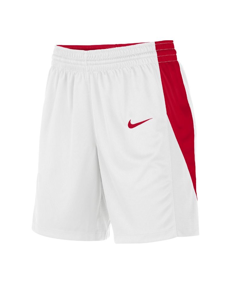 Short de basket Nike Team Blanc & Rouge pour femme