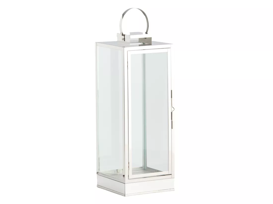 Lanterne Mirel Argent Moyen 49 x 18 x 18