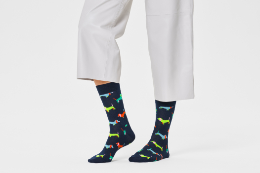 Happy Socks Puppy Love Sock Socken in Mehrfarbig