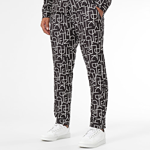 Ensemble Chemise Manches Longues Et Pantalon Jogging Noir