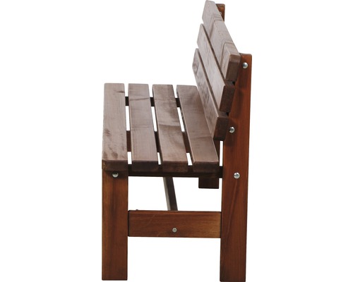 Tessin tuinbank, hout, 2-zits, bruin.