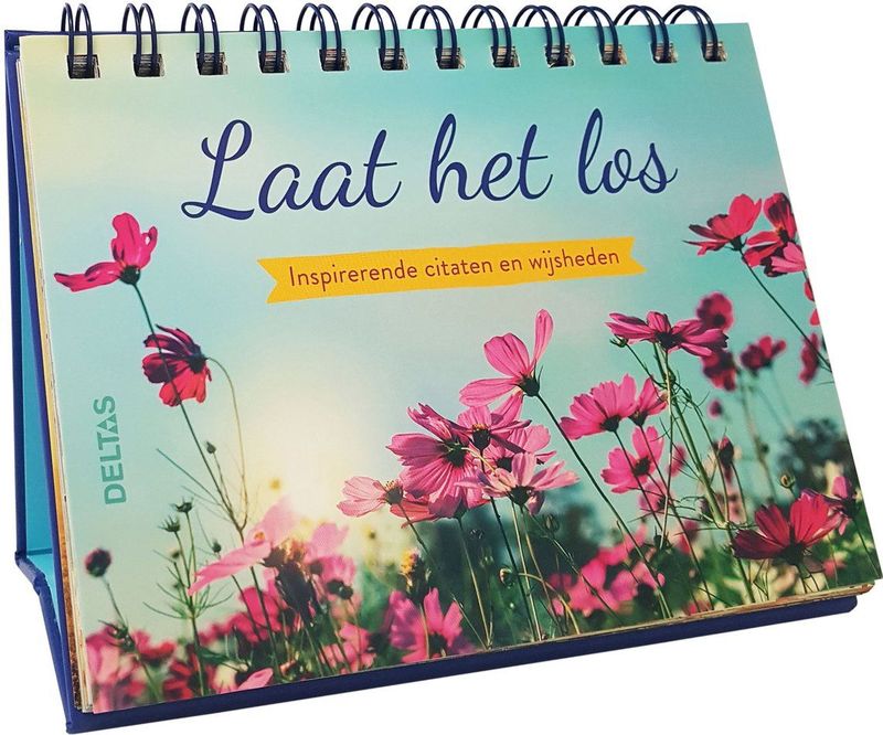 Deltas - Laat het Los - Tafelstaander - Blauw - Papier