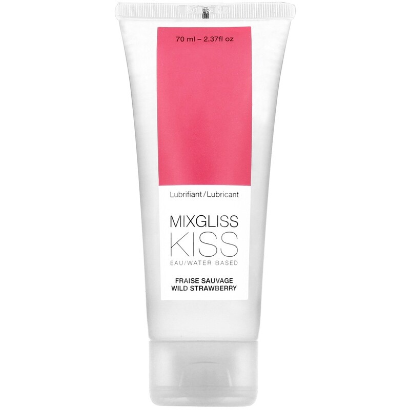 Lubrifiant à base d'eau - Fraise des bois - 70 ml