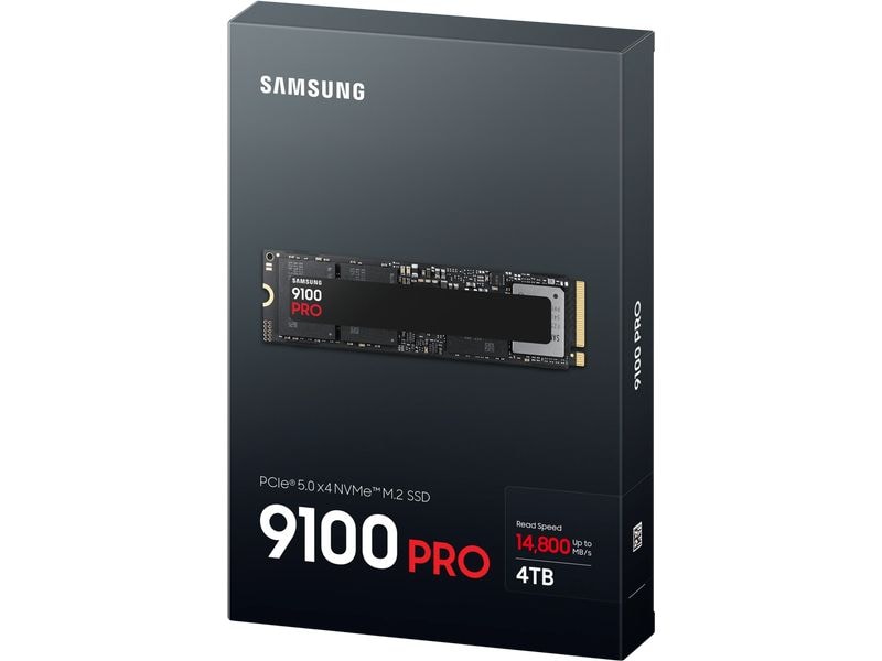 Samsung SSD 9100 PRO M.2 2280 NVMe 4000 GB M.2-Solid State Drive für anspruchsvolle Anwendungen und Workloads