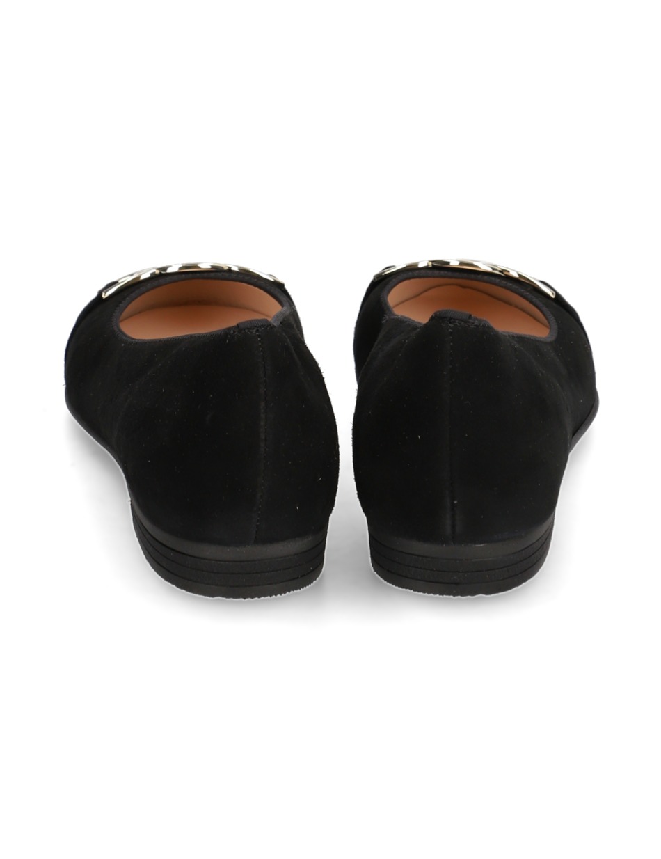 Veloursleder Ballerina