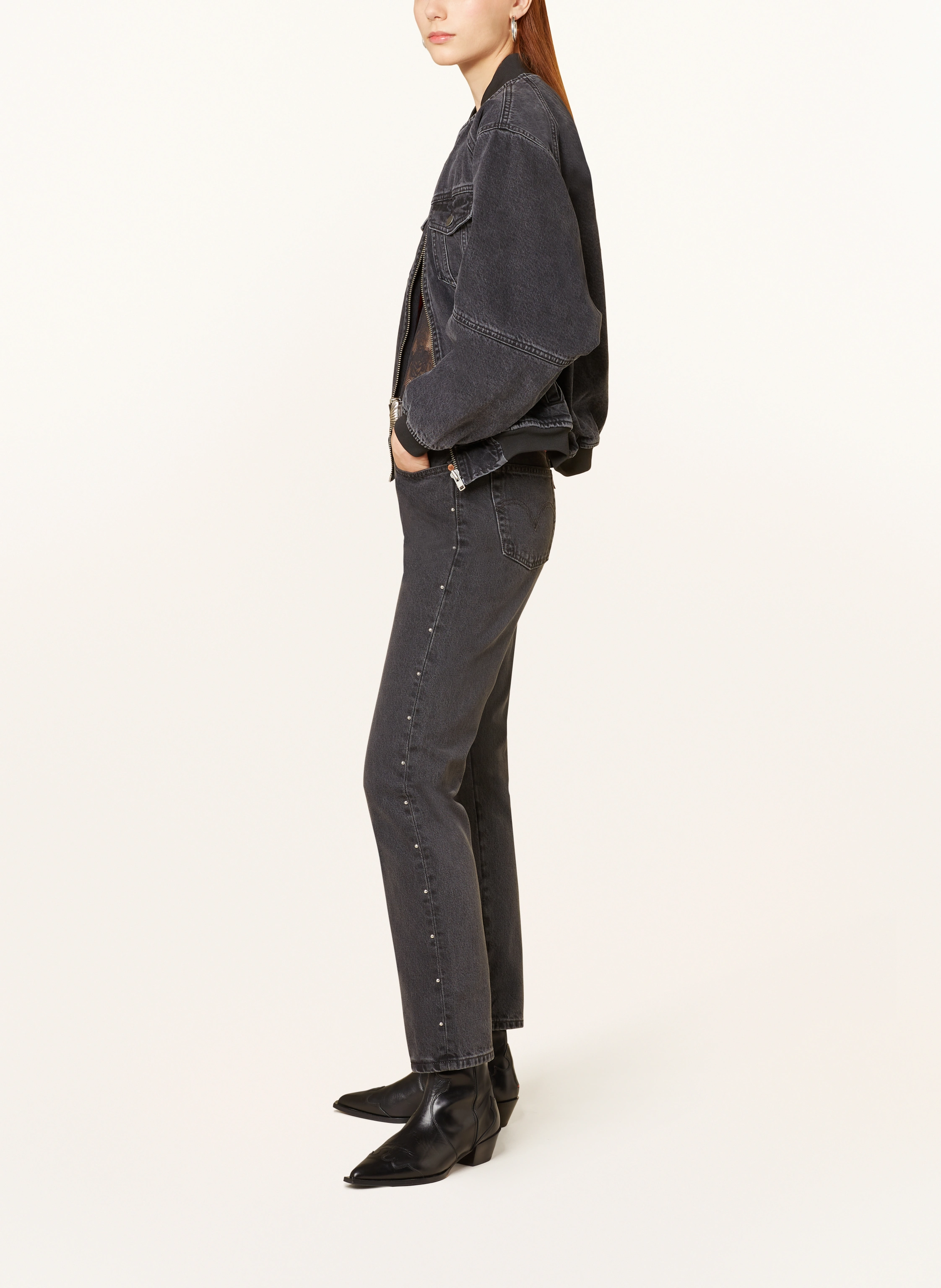 Levi's® Mom Jeans 501 mit Nieten