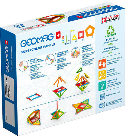 Geomag Magnets?t - Supercolor Panels Recycled - 35 Dele