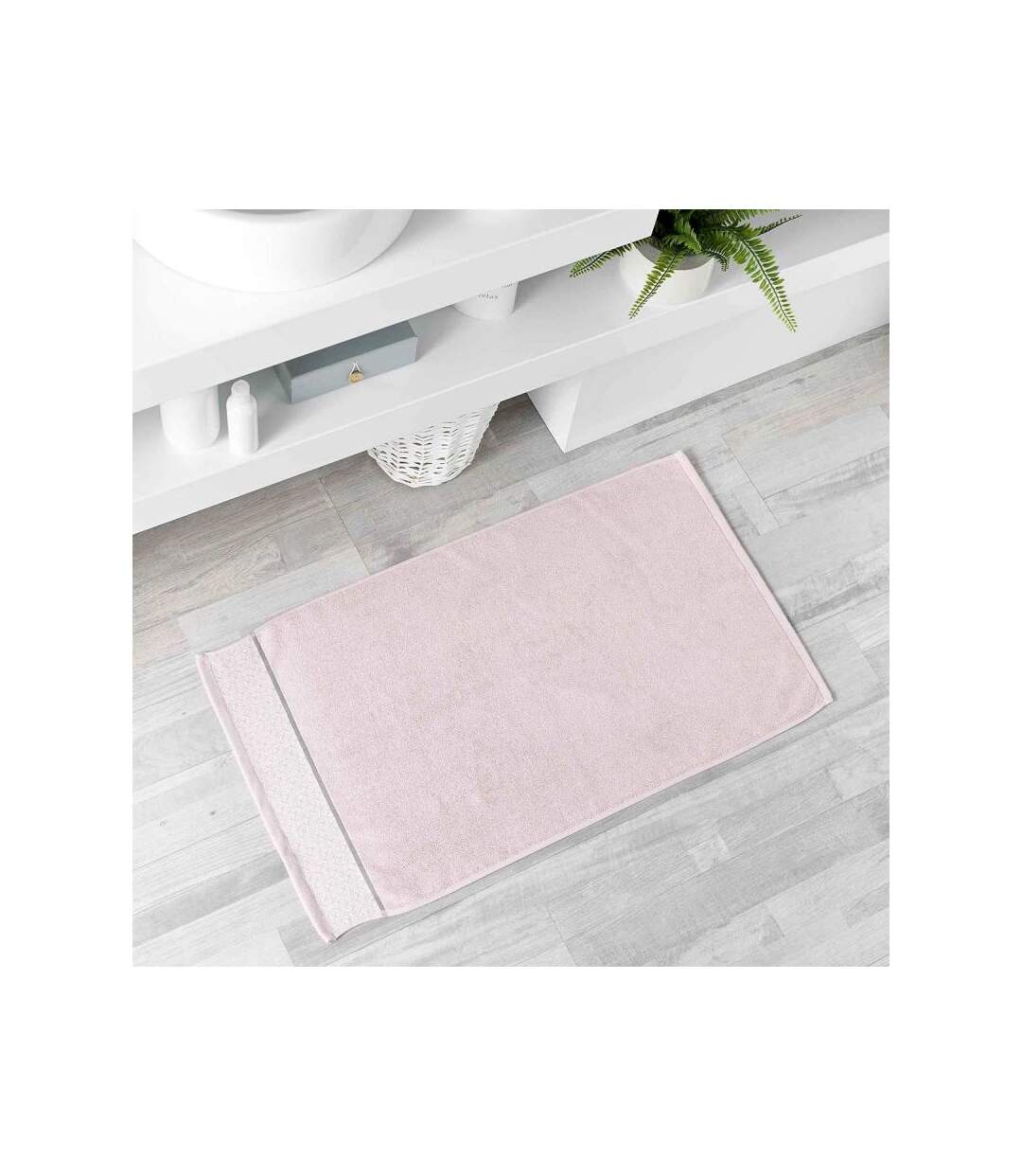 Tapis de Bain Jacquard Belina 50x85cm Rose