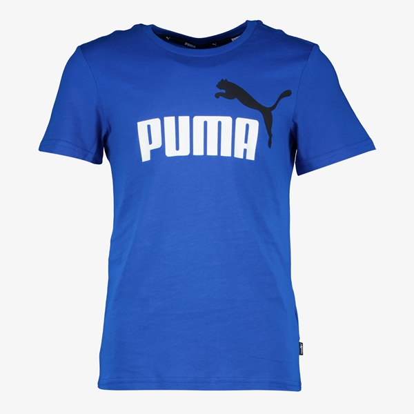 Puma ESS+ Col 2 Logo kinder T-shirt blauw