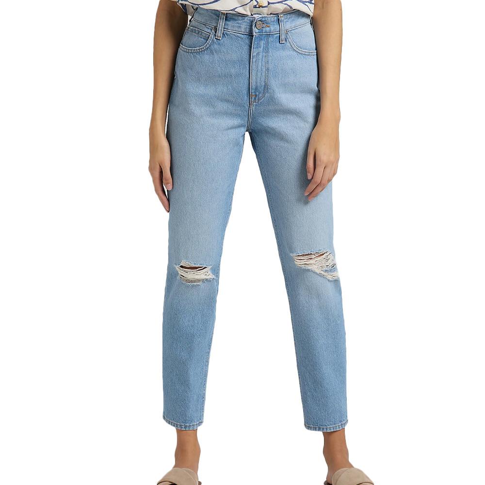 Lee Jean Cropped Bleu Femme LEE Carol