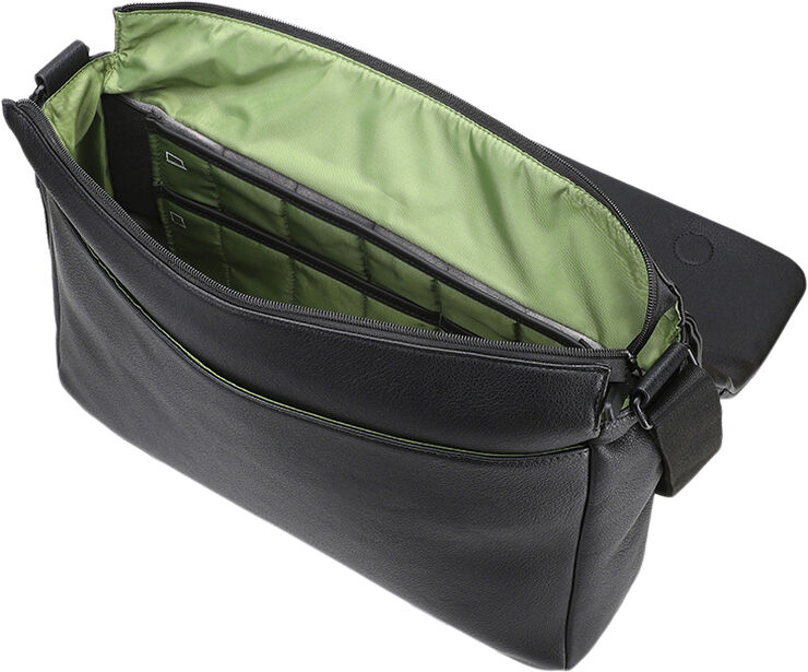 JOST Shoulder Bag Flap, Large Black pu
