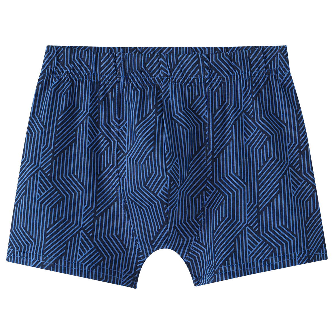 Yigga 3 Jungen Boxer mit Bio-Baumwolle dunkelblau / blau / hellgrau