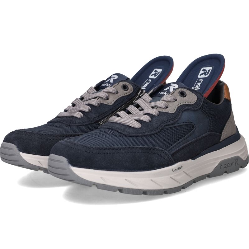 Rieker Sport Sneakers Blauw Heren