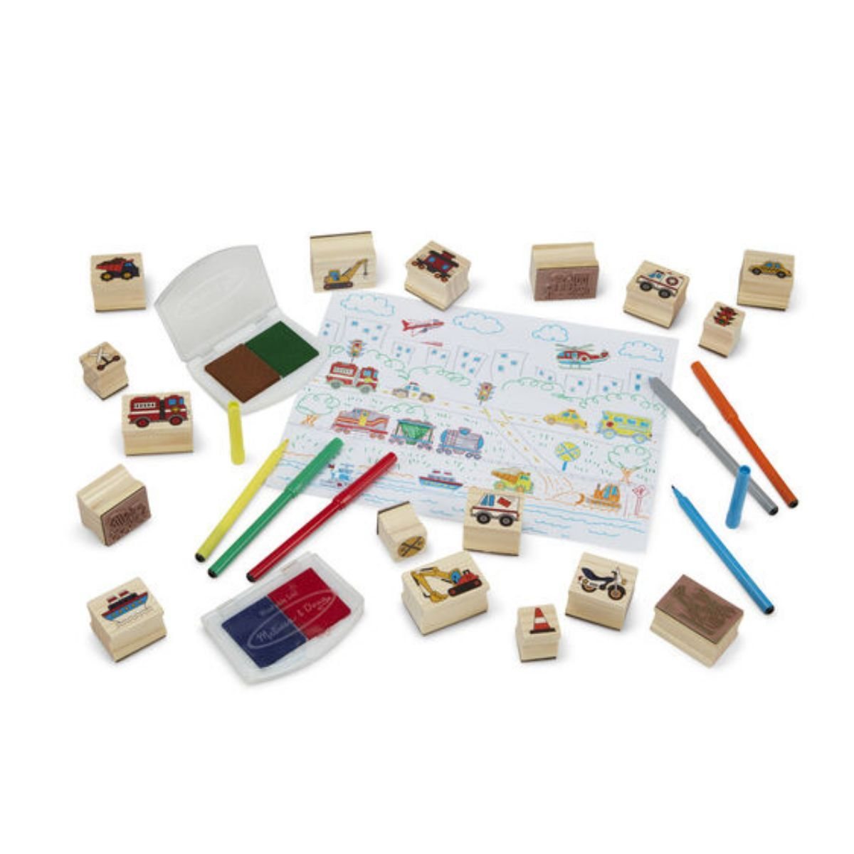 Vehicles Stamp Set