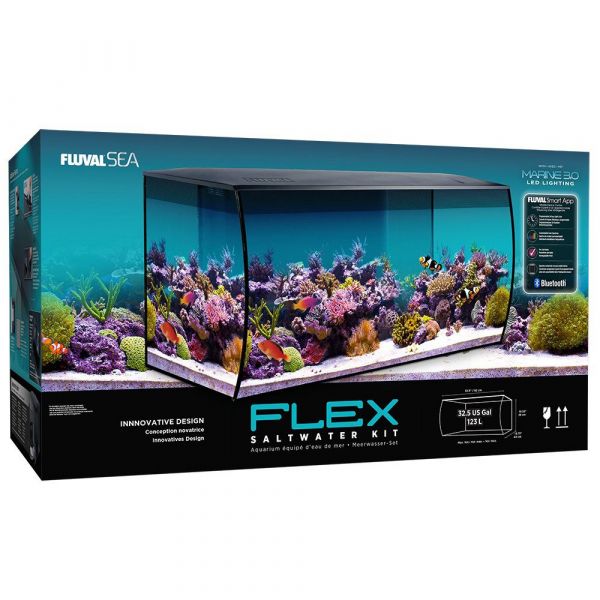 Fluval Flex Marino 123l Aquarium Colorido