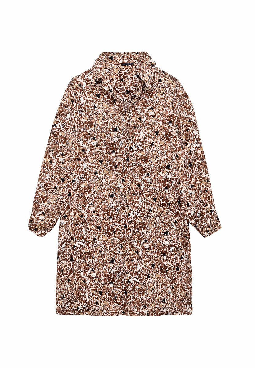 IKKS<br>Vestido camisa curto, gola de camisa