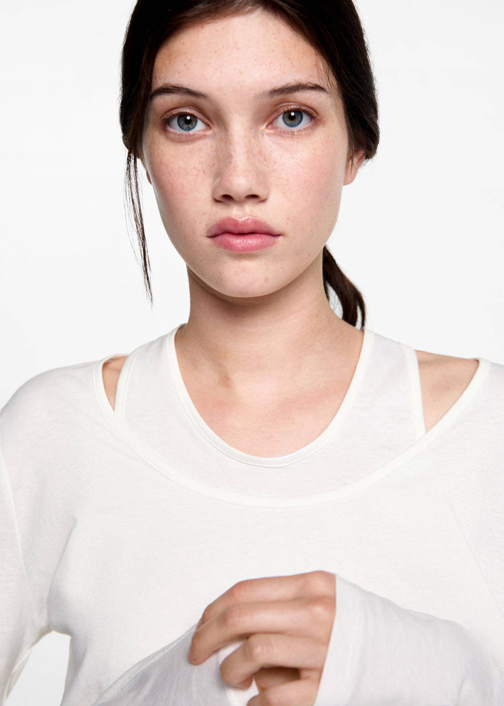 MANGO TEEN longsleeve ecru