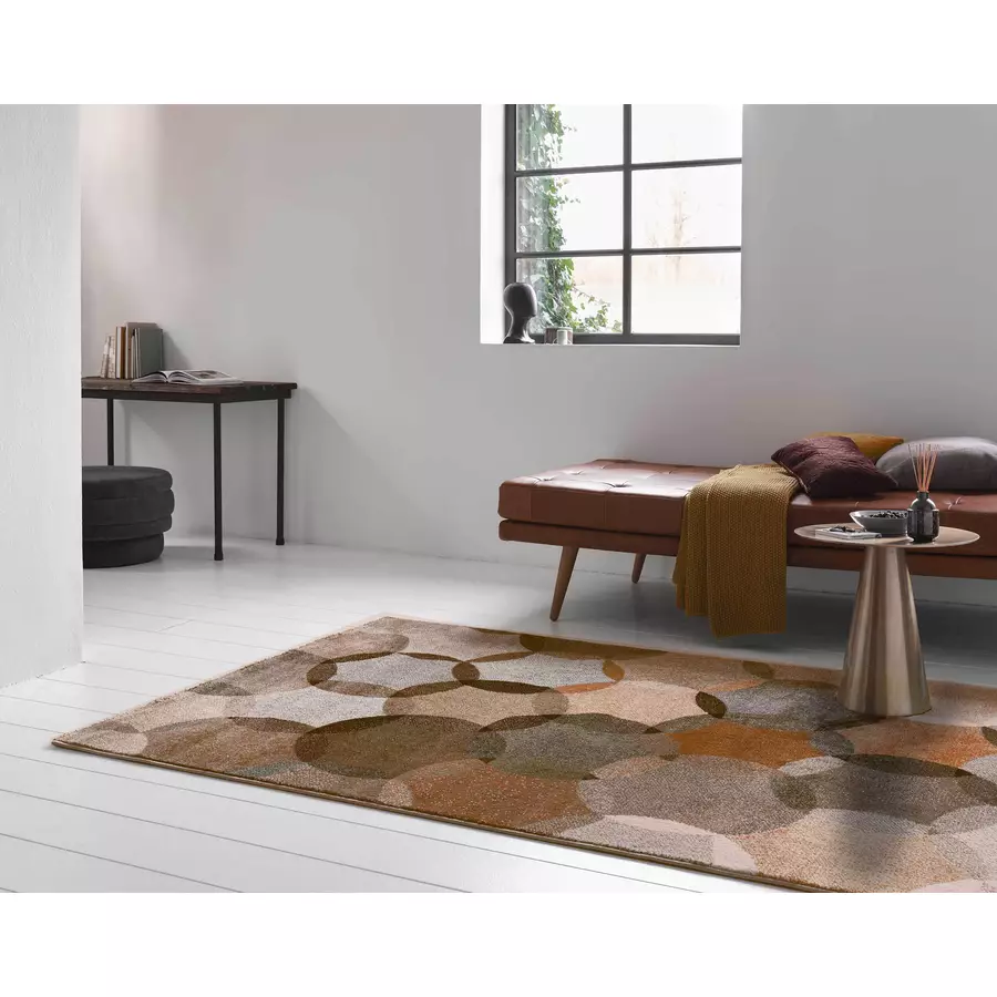 Esprit Kurzflorteppich Modernina cognac