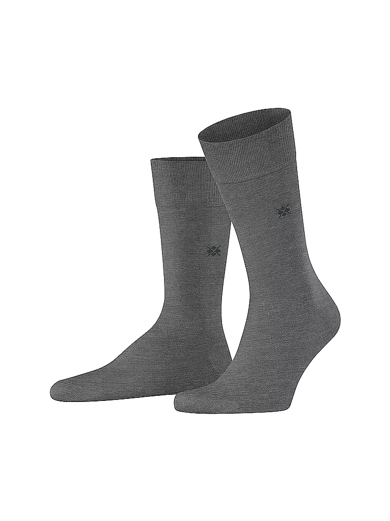 BURLINGTON Herren Socken DUBLIN SO 40-46 steel mel. hellgrau