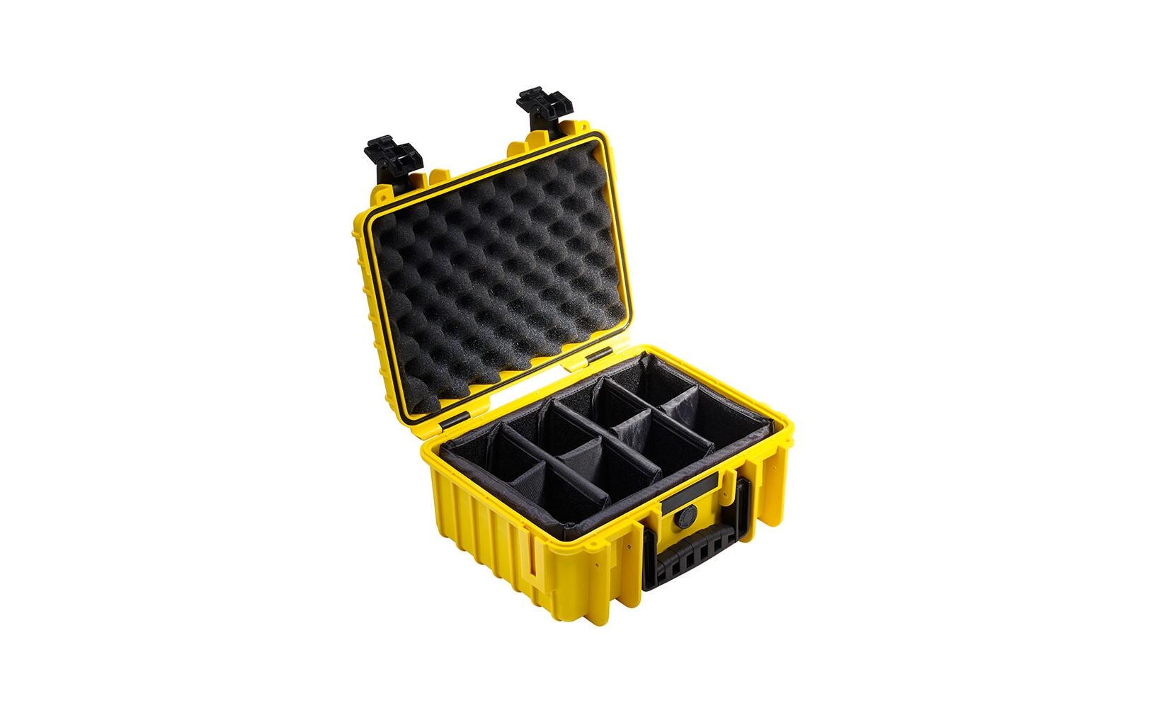 Outdoor-Koffer Typ 3000 SI GelbRobuster Koffer für einen sicheren Transport