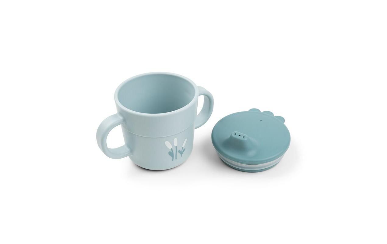 Kindergeschirrset Foodie first meal Elphee BlauFirst-Meal Set mit Saugfuss
