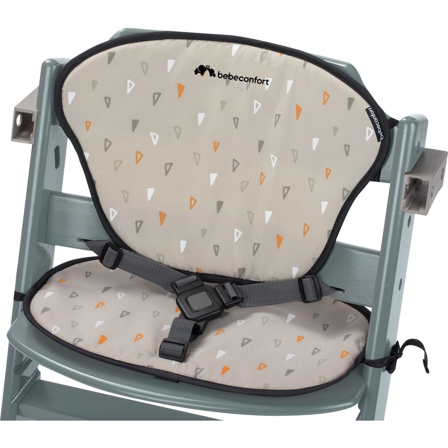 Bebeconfort Hochstuhl Timba mit Kissen Warm Grey