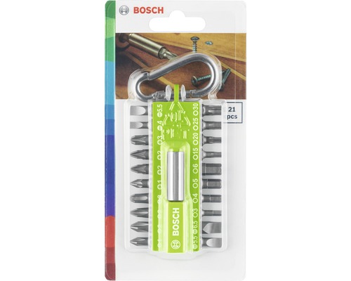 Bosch bitset 21-delig, groen