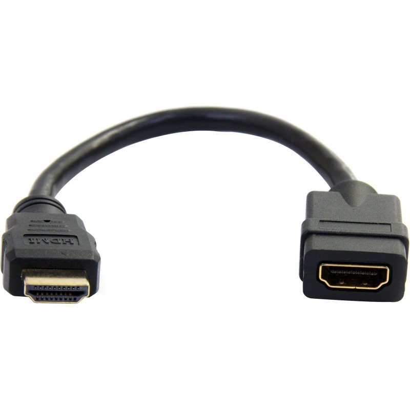 StarTech.com Rallonge HDMI 15,2cm - Câble HDMI Court M/F - Rallonge de Câble HDMI 4K - Économiseur de Port HDMI UHD 4K30Hz M/F - HDMI 1.4 Haut Débit - 28AWG - Rallonge de Cordon HDMI