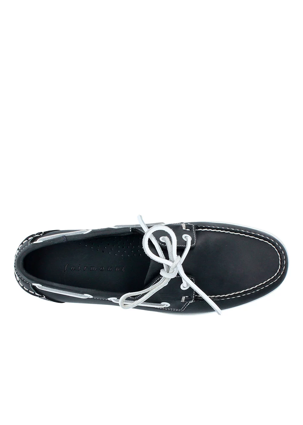 BOAT SHOE CUIR PULL UP NAVY