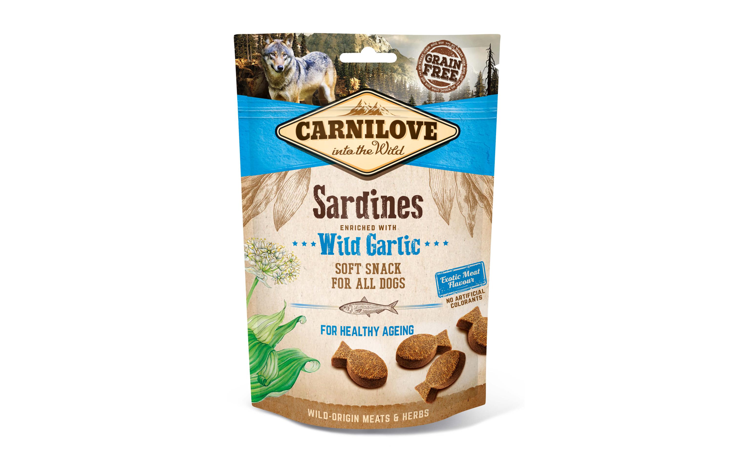 Snack Adult Soft Sardinen & Bärlauch, 200 gErgänzungsfuttermittel für Hunde