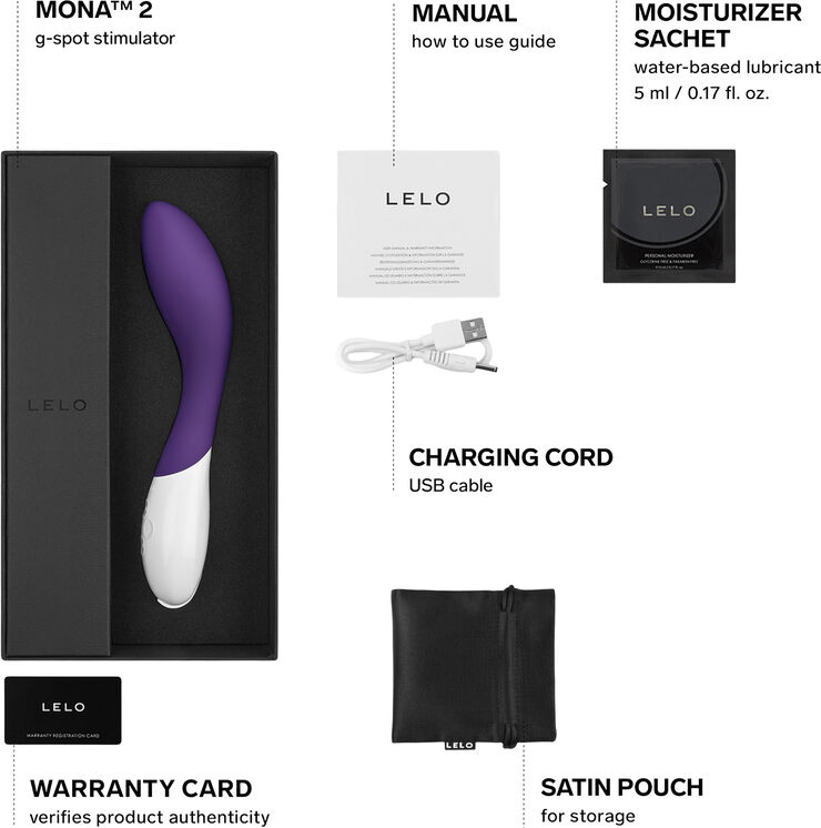 LELO Mona 2 G-punkt Vibrator Lilla