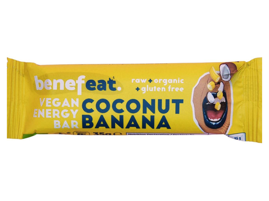 BARRAS BENEFEAT BIO COCO BANANA SEM GLÚTEN 35G