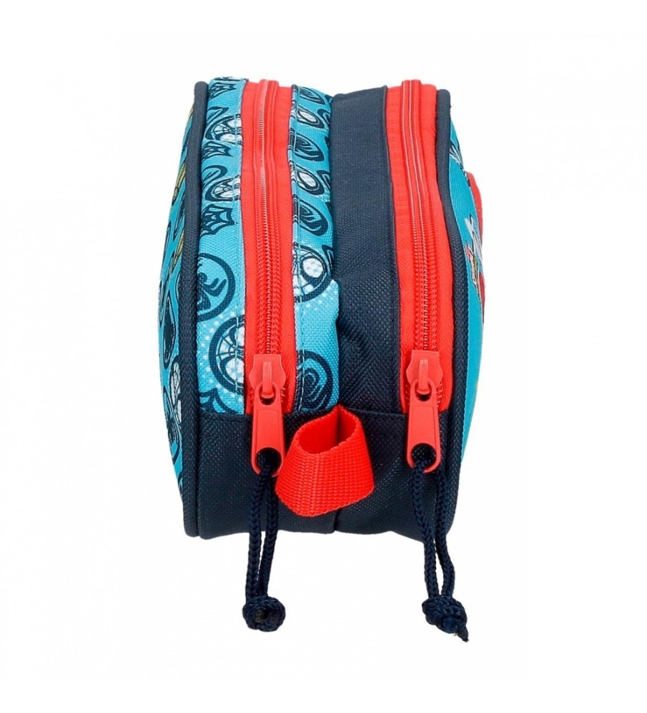 Estojo para lápis Joumma Bags Spidey Team com dois compartimentos, azul
