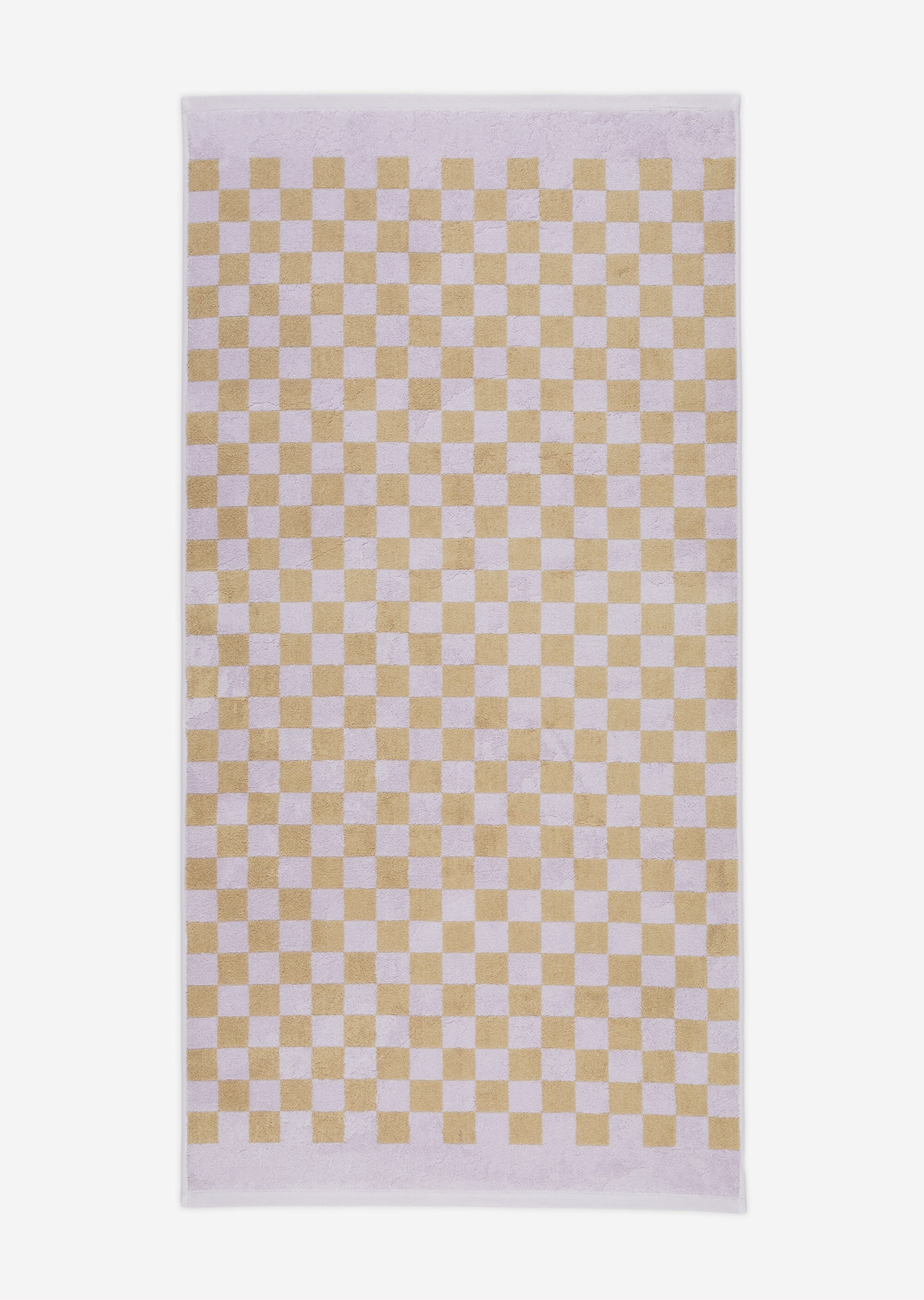Gästehandtuch Modell CHECKER mit Jacquard-Karomuster